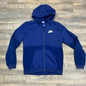 Nike Blue Hooded Jacket